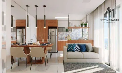 TJM 526 - Apartamento 2 dormitórios à venda, 46 m² por R$ 388.000 - Capão Raso - Curitiba/PR
