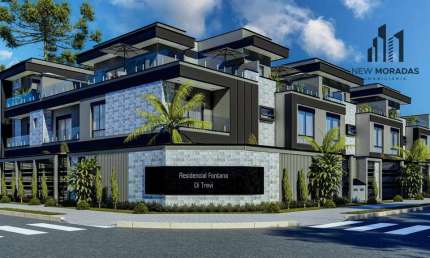 Sobrados em condominio em construção, à venda, 136 m² - Cajuru - Curitiba