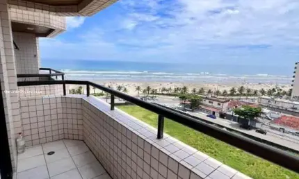Apartamento para venda em praia grande, maracanã, 2 dormitórios, 2 banheiros, 1 vaga