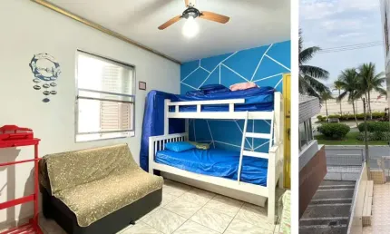 Oportunidade  kitnet frente mar guilhermina r$160mil