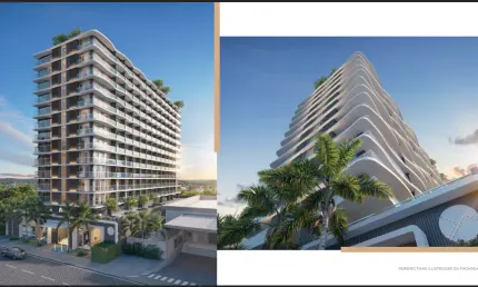Studio com vista para o mar à venda no Sette Residence – Zona Sul de Ilhéus/BA