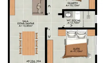 R$ 346 mil! lançamento no bessa – apto- 2 quartos (1 suíte), varanda gourmet