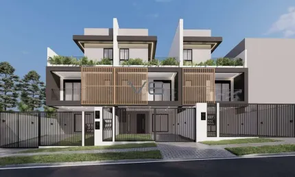 Casa em Condomínio, com 3 suítes, 159 m² privativos, 2 vagas de garagem, no Bom Retiro, Curitiba - PR.