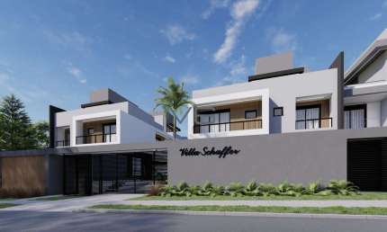 Casa em Condomínio, com 3 suites, 174 m² privativos, 2 vagas de garagem, no Bom Retiro, Curitiba - PR.