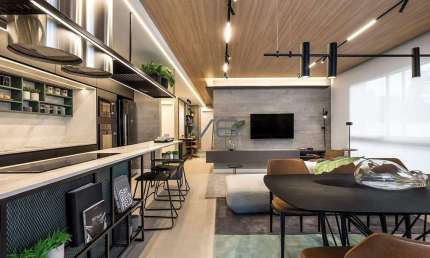 Apartamento Alto Padrão, com 3 quartos, 112 m² privativos, 2 vagas de garagem, no Ecoville, Curitiba - PR.