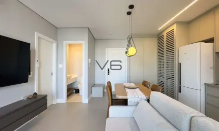 Apartamento Padrão com 54 m² privativos, 1 quarto, 1 vaga de garagem, no Batel, Curitiba - PR.
