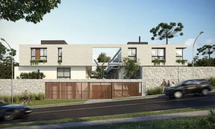 Casa alto padrão com 3 quartos, 197m² privativos, 2 vagas de garagem, no bom retiro, curitiba - pr.