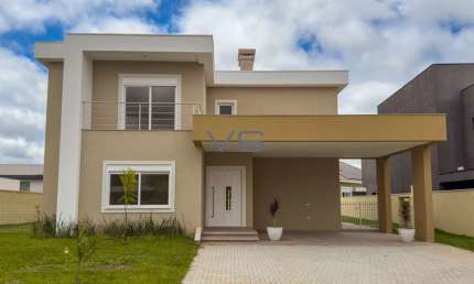 Casa Alto Padrão com 4 suítes, 370 m² privativos, 6 vagas de garagem, no Alphaville, Curitiba - PR.