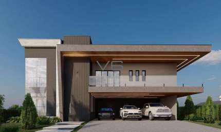 Casa Alto Padrão, com 5 suítes, 6 vagas,  690m² privativos, Campo Largo da Roseira -São José dos Pinhais - PR.