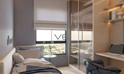 Apartamento Padrão com 65,06 m² privativos, 2 quartos, 1 suíte, 1 vagas de garagem, no Água Verde, Curitiba-PR