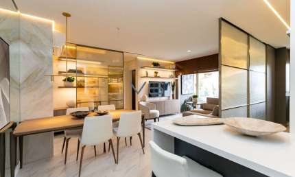 Apartamento com 3 quartos, 87m² privativos, 2 vagas de garagem, no Ecoville, Curitiba-PR.