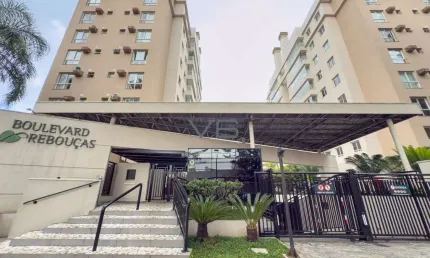 Apartamento com 2 quartos, 71,69 m² privativos, 1 vaga de garagem, no Rebouças, Curitiba-PR.