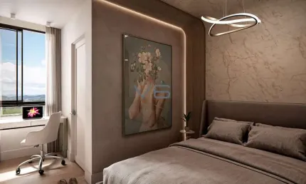 Apartamento Alto Padrão com 87,98 m² privativos, 2 suítes, 2 vagas de garagem, em Balneário Perequê-porto Belo-SC.