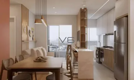 Apartamento com 70 m² privativos, 3 quartos, 1 vaga de garagem, no Novo Mundo, Curitiba-PR.