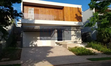 Luxuoso Sobrado em Alphaville Campinas: 4 Suítes, 364m²