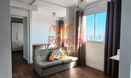 Apartamento de 1dorm e sala ampliada para locação na cidade patriarca