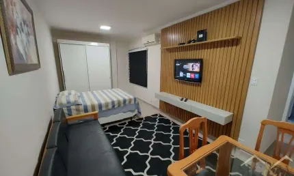 Apartamento com 1 quarto à venda no josé menino, santos , 44 m2 por r$ 300.000