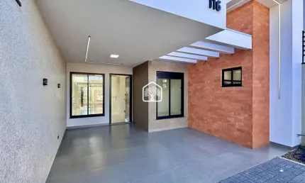 Casa 3 quartos (1 suíte) com área gourmet no eco valley – garagem para 2 carros