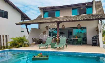 Casa em condomínio fechado com 5 quartos à venda na Avenida Carapeba, Serrambi-pe, 274, Serrambi, Ipojuca