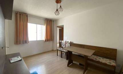 Apartamento com 2 dormitórios para alugar, 45 m² por R$ 1.253,42/mês - São João - Betim/MG