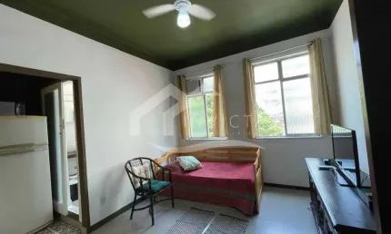 Kitnet / stúdio à venda na rua voluntários da pátria, botafogo, rio de janeiro, 25 m2 por r$ 380.000