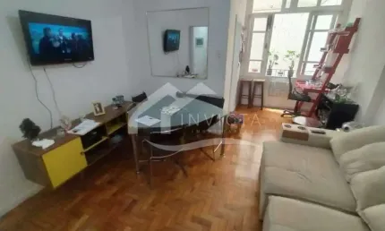 Kitnet / stúdio à venda na avenida prado júnior, copacabana, rio de janeiro, 45 m2 por r$ 550.000