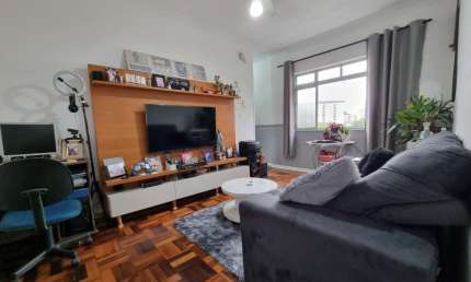 Apartamento com 1 quarto à venda na Rua Thomé de Sousa, Boqueirão, Santos