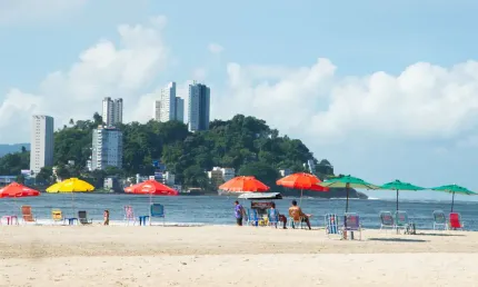 Locação  - 1 dormitorio em frente a praia - Gonzaguinha -São Vicente-SP