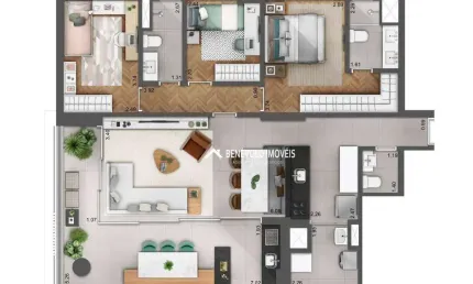 Apartamento com 2 dormitórios à venda, 70 m² por R$ 1.450.000,00 - Perdizes - São Paulo/SP