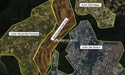 Terreno à venda, 578 m² por r$ 490.000 - golf gardens - carapicuíba/sp