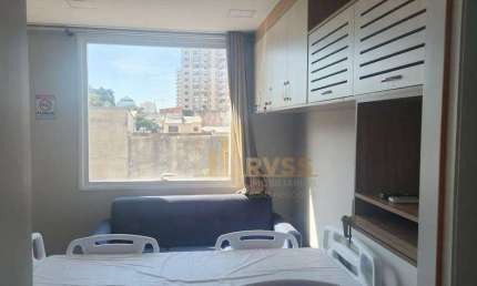 Sala comercial, 36 m² de área útil,  toda mobiliada e equipada, 2 banheiros, copa, 1 vaga