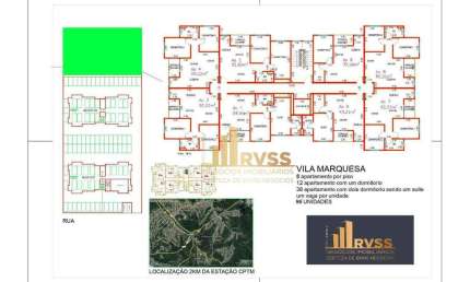 OPORTUNIDADE PARA CONSTRUTORES E INVESTIDORES!!! Terreno 3.750 m² totalmente plano com ESTUDO APTOS de 1 e 2 Dorms ACEITAMOS PERMUTA!!!