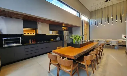 Alto do Castelo - Casa Térrea de Luxo, 219m² - 03 Suítes - Condomínio Alto do Castelo