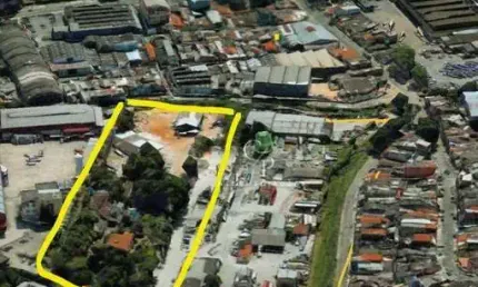 Terreno comercial à venda na Estrada Samuel Aizemberg, Cooperativa, São Bernardo do Campo