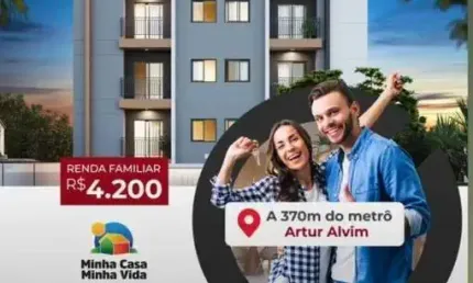 Apartamento com 2 dormitórios Próximo ao Metro à venda, 40 m² por R$ 321.900 - Parque Paineiras - São Paulo/SP