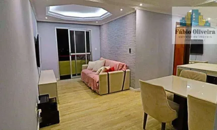 Apartamento condomínio adriático com 2 dormitórios à venda, 54 m² por r$ 245.000 - jardim do estádio - santo andré/sp