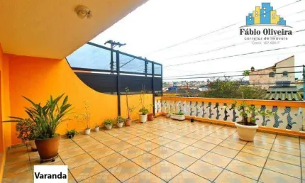 Sobrado com 2 dormitórios à venda, 193 m² por R$ 680.000 - Jardim Alvorada - Santo André/SP