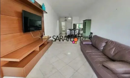 Apartamento Padrão de 02 dormitórios para locação anual na Praia da Enseada.