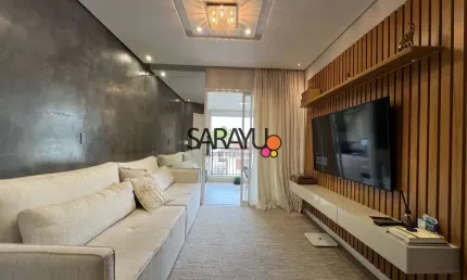Apartamento para venda, varanda gourmet, 3 dorms e 2 vagas!