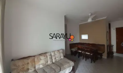 Apartamento Padrão de 02 dormitórios para locação anual na Praia da Enseada.