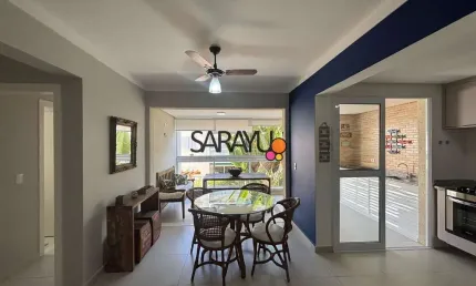Apartamento em loteamento joão batista julião, guarujá/sp