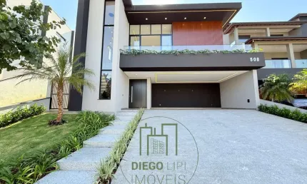 Casa à Venda no Condomínio Vale das Águas 3 Suítes, Piscina e Espaço Gourmet