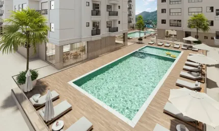 Compre na planta com entrada facilitada e more a 900m do mar!