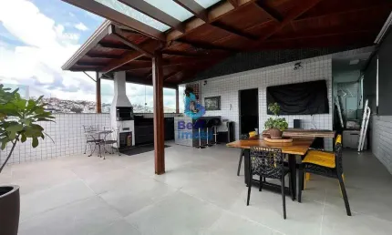 Cobertura com 3 quartos à venda no Barreiro, Belo Horizonte 
