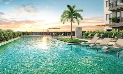 Apartamento à venda com 38m² 2 quartos 1 vaga e varanda Entrada Facilitada