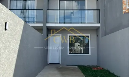 Sobrado Novo no Umbará | 2 Quartos e 2 Vagas | Design Moderno!