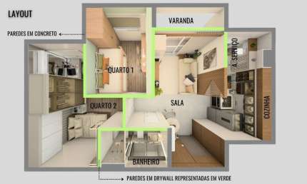 Apartamentos de 2 Quartos e Lazer Incrível no Coração do Porto Maravilha