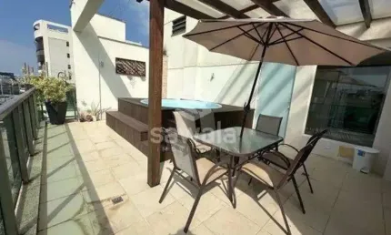 Cobertura duplex 2 quartos - 1 suíte -  126m² - Villas da Barra