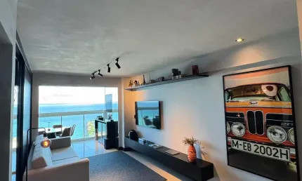 Apartamento alto padrão no cloc marina residence – vista exclusiva para a baía de todos os santos