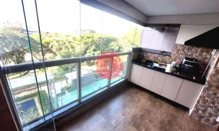 Apartamento à venda em Santo André-SP, bairro Vila Assunção: 2 quartos, 1 suíte, 2 salas, 2 banheiros, 2 vagas, 73m².